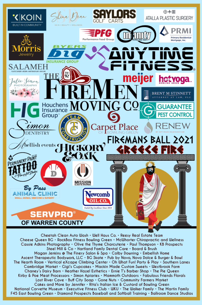 2021 Fireman’s Ball Bowling Green Firefighters